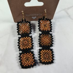 Granny square earrings