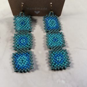 Granny square earrings