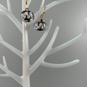 Drop bead earrings