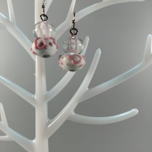 Double drop bead earrings