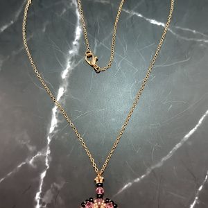 stone cabochon necklace