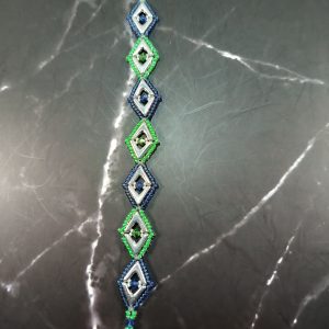 Elegant seahawks bracelet
