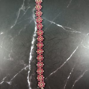 Elegant red bracelet
