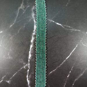 green seed bead bracelet