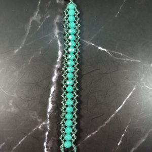 turquoise fire polish bracelet
