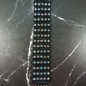 Elegant black bubble bracelet