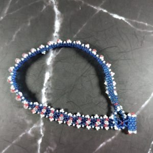 Red, white, and blue Anklet