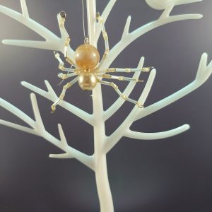 Gold spider ornament