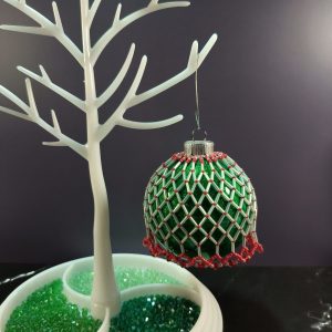 Green and red Christmas Ornament
