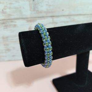 Blue and green bangle