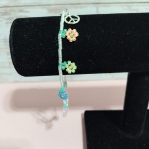 Illuminous flower anklet
